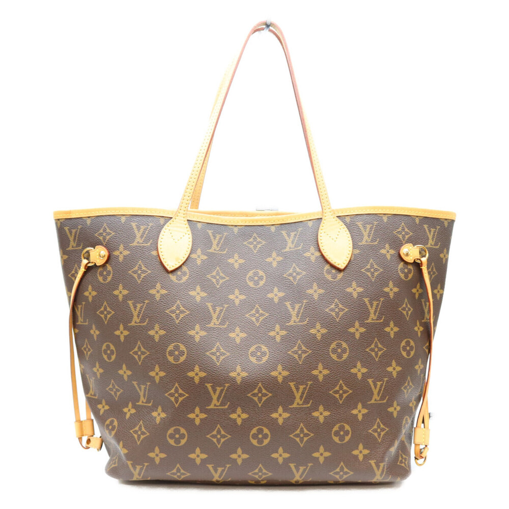 LOUIS VUITTON M41178 Monogram Pivoine Neverfull MM Tote Bag, Brown with Gold ...